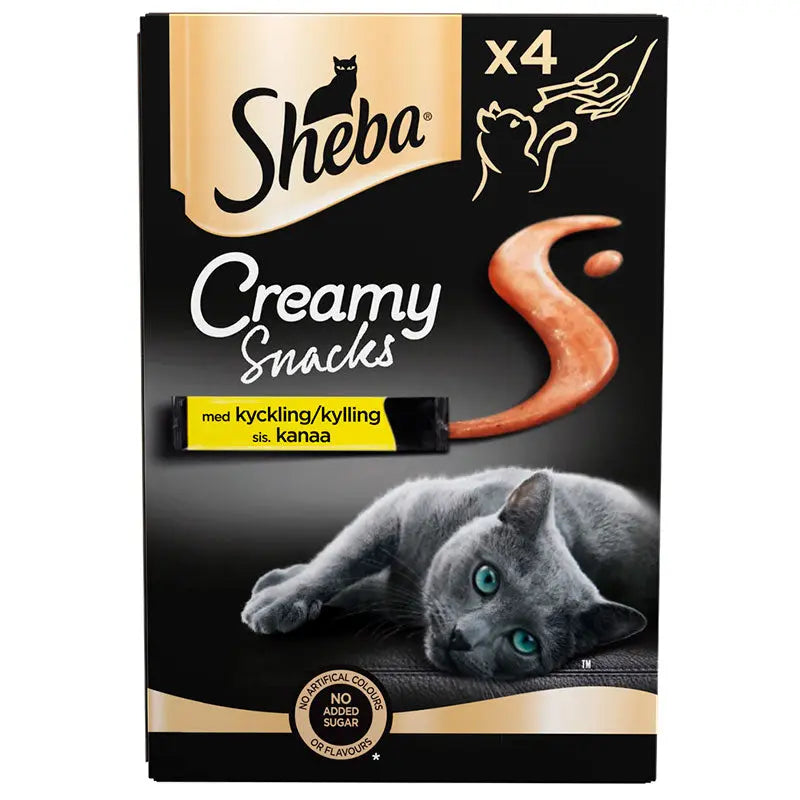 Creamy snack Kylling 4x12 g - Maxi Zoo Danmark