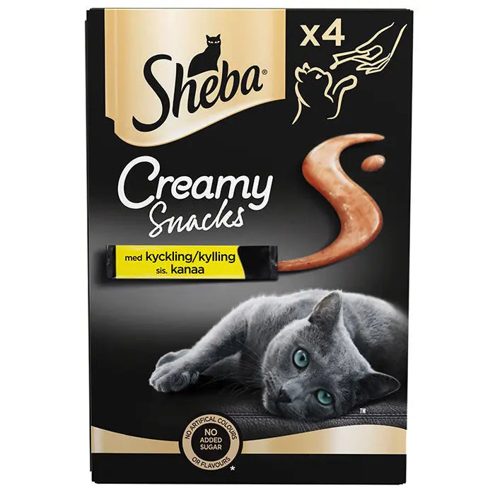 Creamy snack Kylling 4x12 g - Maxi Zoo Danmark