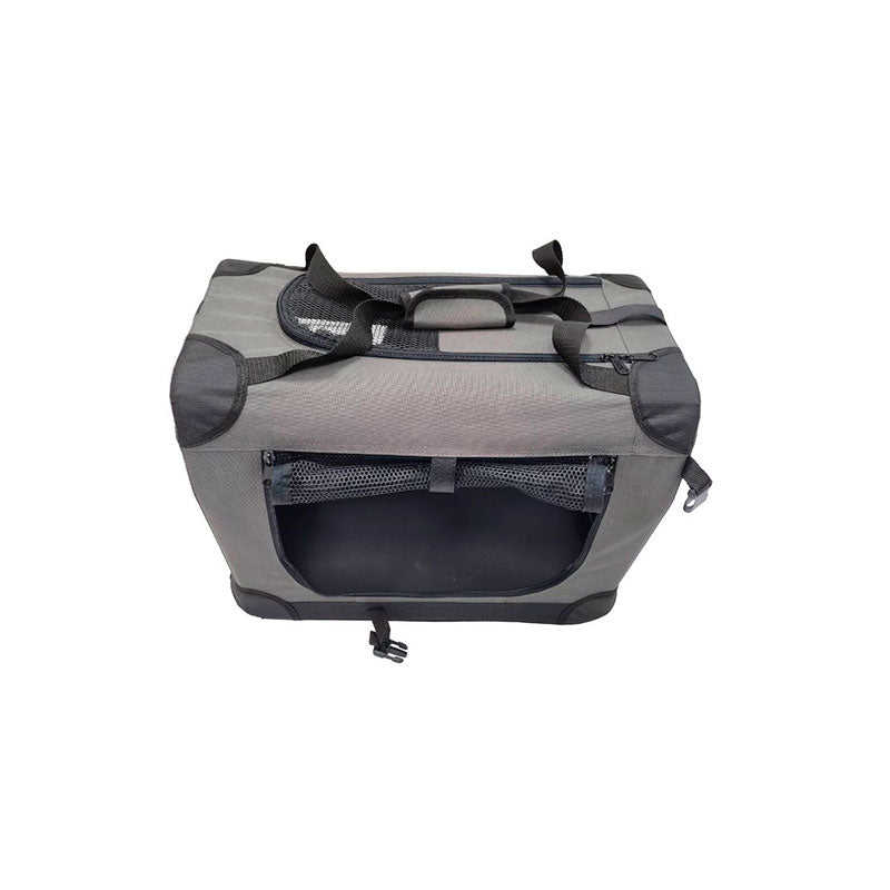 Transportbur Foldbar XXL 91x63x63 cm grå