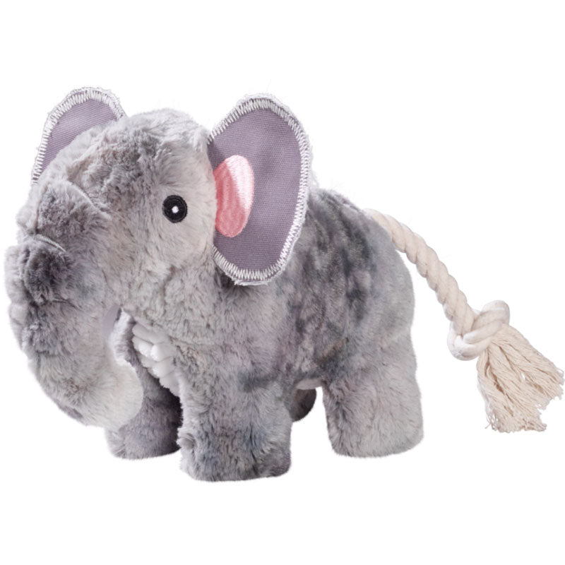 Hundelegetøj elefant m/reb 25x20 cm