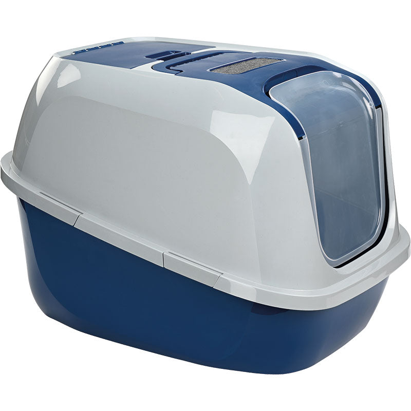 Kattetoilet Mega DeluxeL 48x66x46 cm blå