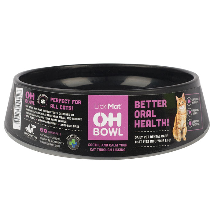 LickiMat OH skål Kat Sort