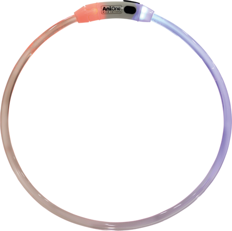 Lyshalsbånd Illuminated 65 cm multifarvet