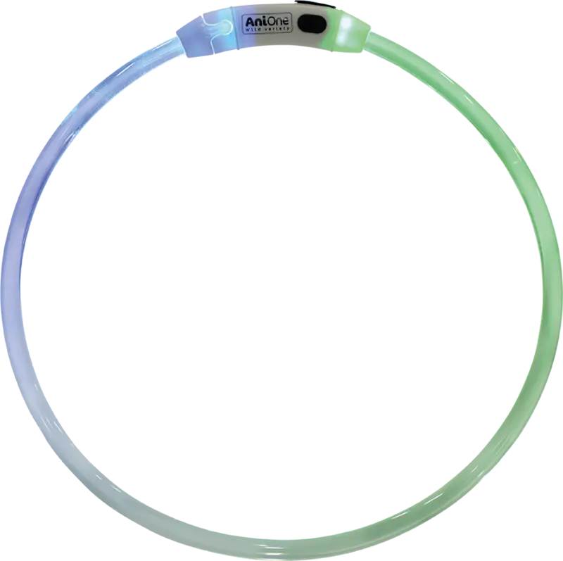 Lyshalsbånd Illuminated 65 cm multifarvet - Maxi Zoo Danmark