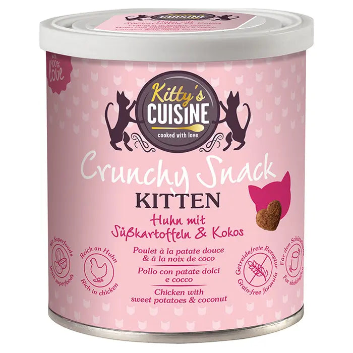 Crunchy snack Kitten kylling 100 g - Maxi Zoo Danmark