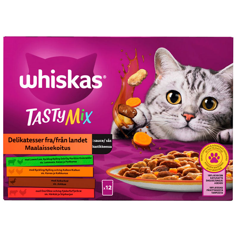 Adult, Sovs menuboks pouch country collection 12x85g