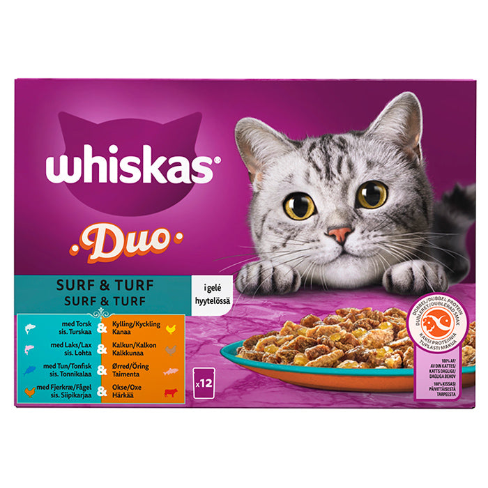 Adult Gelé, menuboks Tasty Duo surf & turf 12x85 g