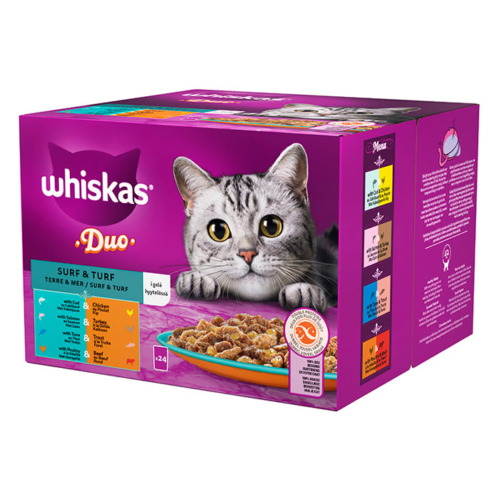 Adult Gelé, menuboks Tasty Duo surf & turf 24x85 g