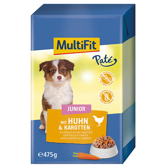 Junior Patefjerkræ og gulerødder 475 g