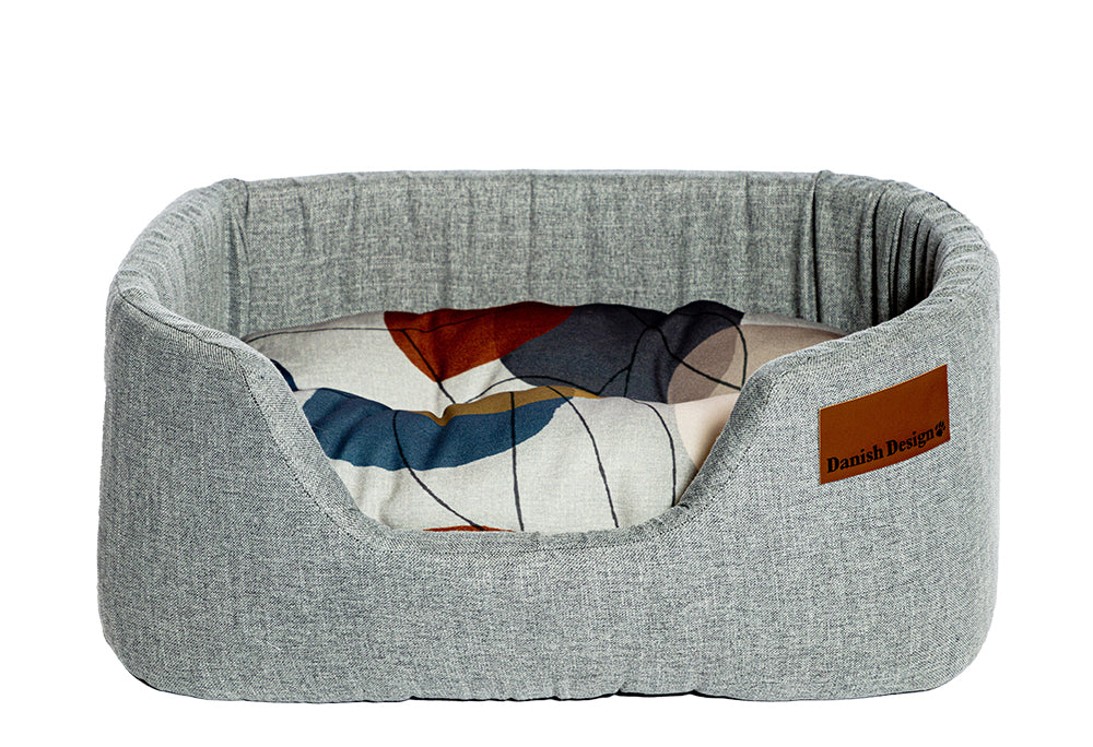 Colour Block Silver Lux Slumber Bed L