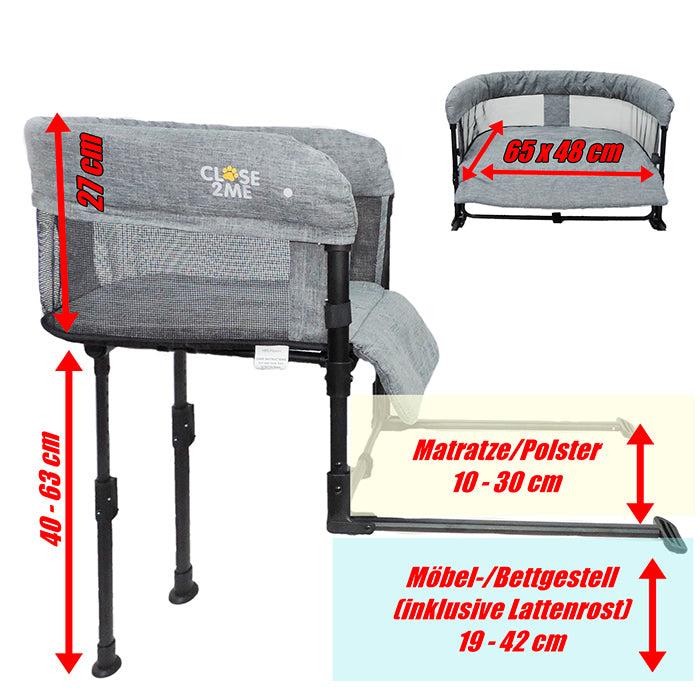 Hundeseng Happy 65x48x70-90 cm