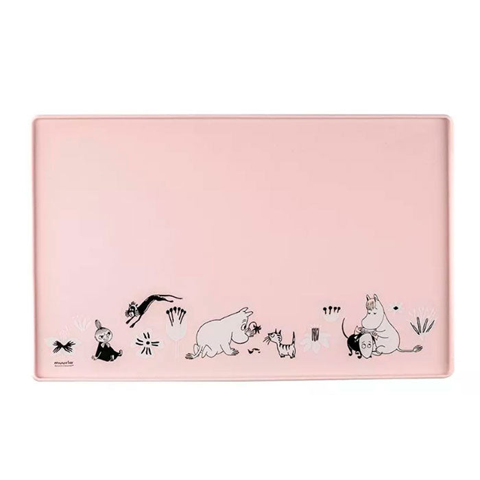Silikoneunderlag Mumitroldene Pink 48x30 cm