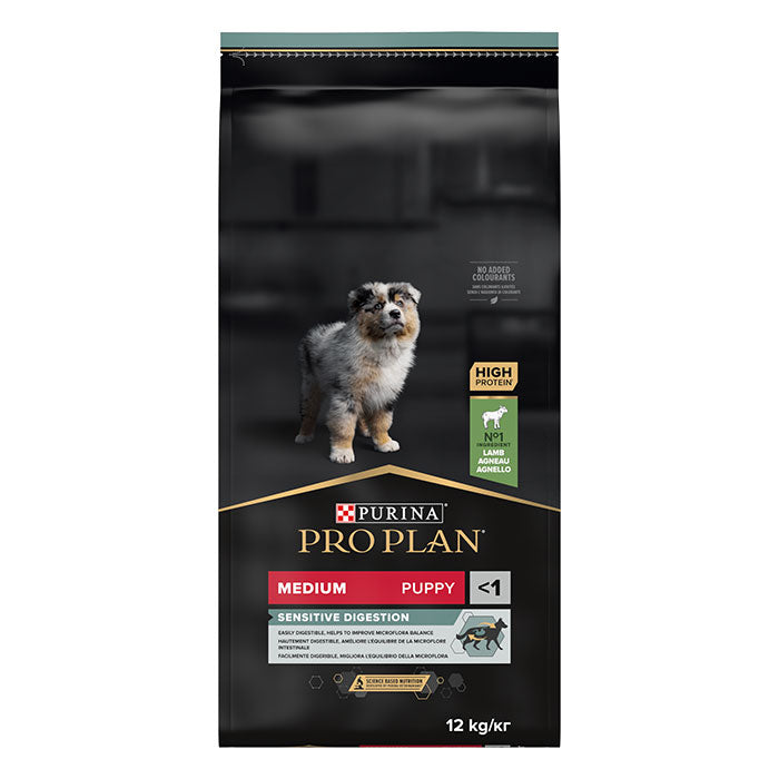 Puppy Medium Sensitive Digestion lam 12 kg