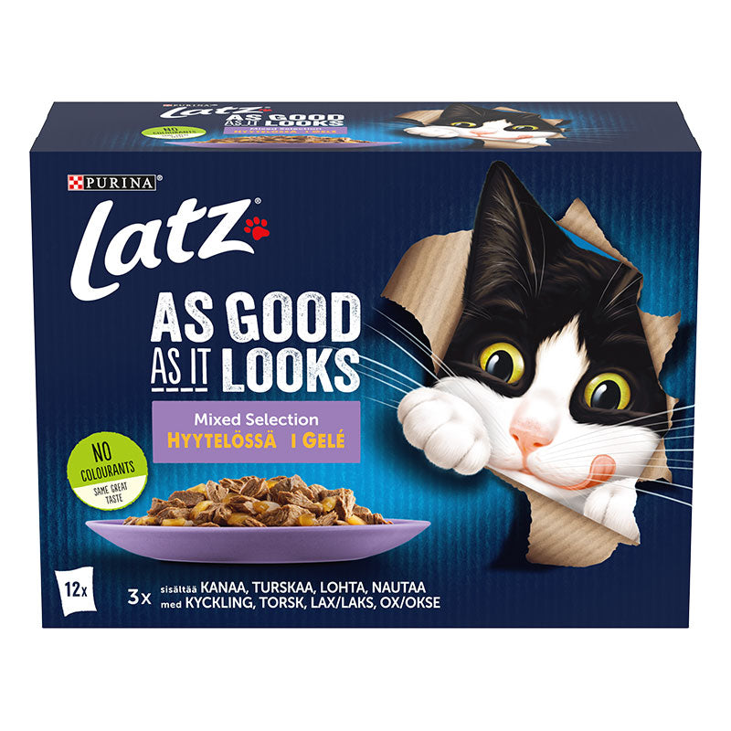 Menuboks As good As It Looks gele´ 4 varianter 12x85 g