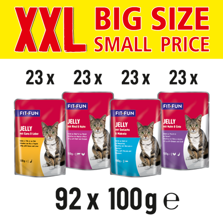 Adult Jelly, menuboks 4 varianter 92x100 g