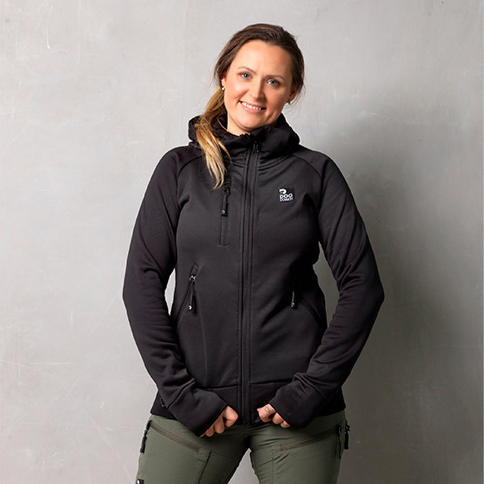 Hundelufter Hoodie Luna XS Black (sort)