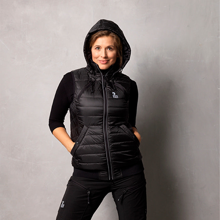 Vatteret Hundeluftervest Obelix Sort