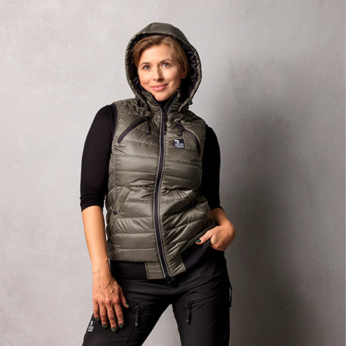 Vatteret Hundeluftervest Obelix Olivengrøn