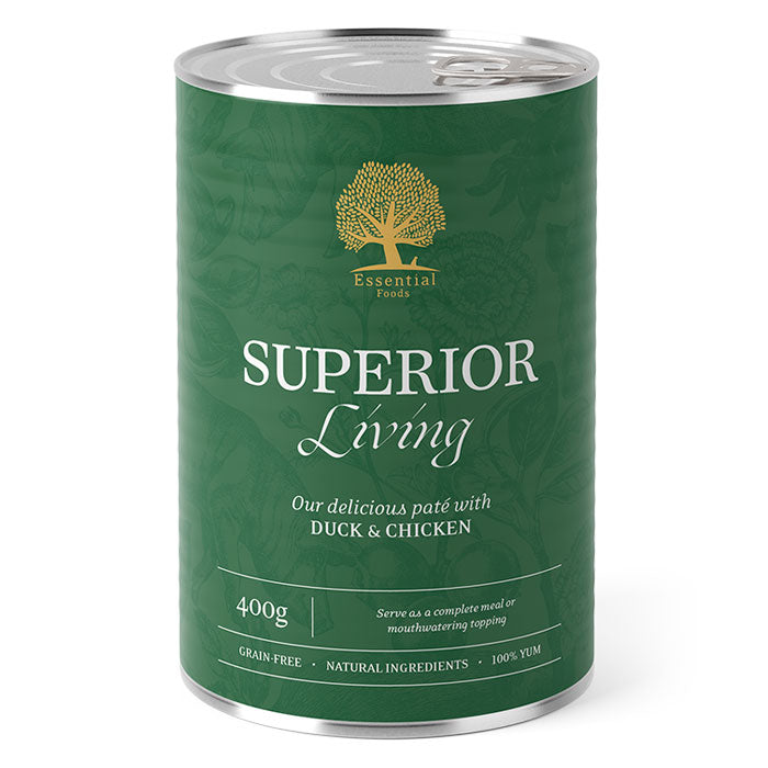 Adult Paté Superior Living kylling og and 400 g