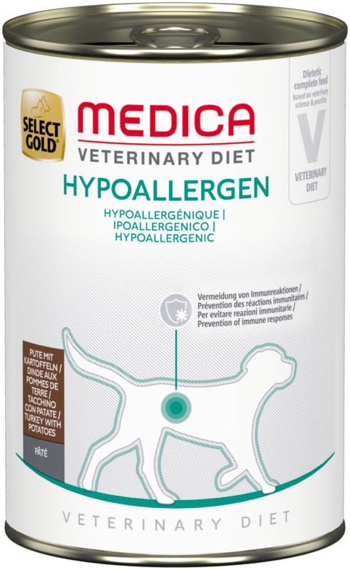 Medica Hypoallergenic kalkun, kartoffel 400 g