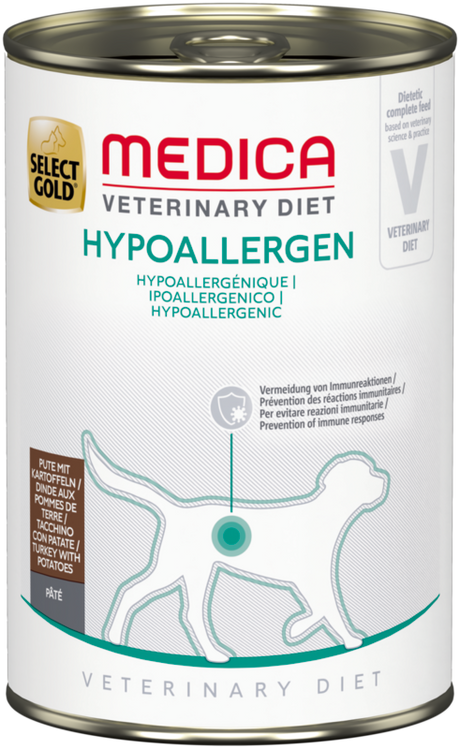 Medica Hypoallergenic kalkun, kartoffel 400 g