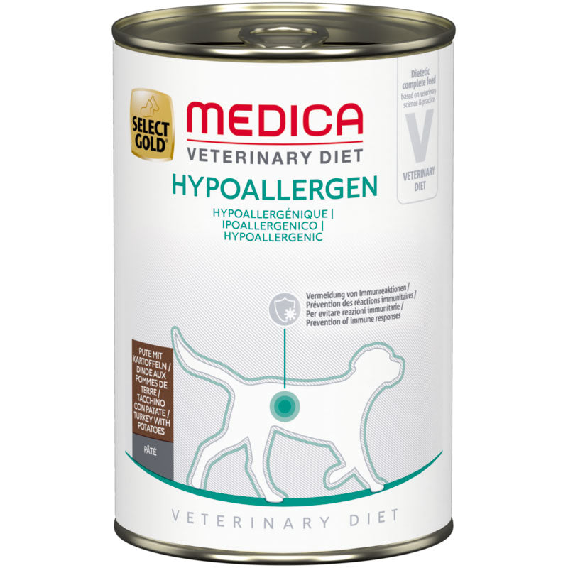 Medica Hypoallergenic kalkun, kartoffel 400 g