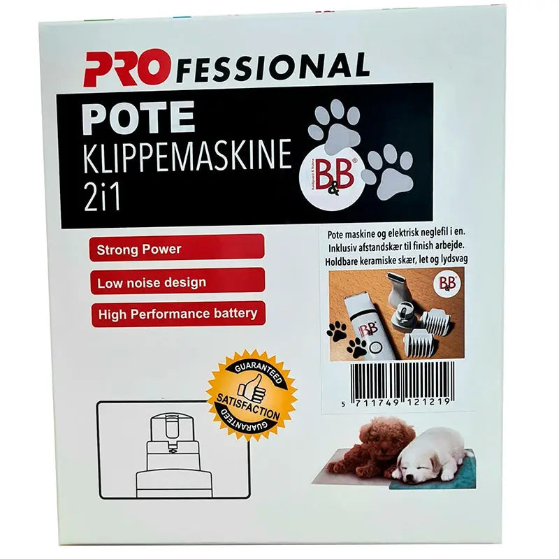 Poteklippe maskine 2i1 - Maxi Zoo Danmark
