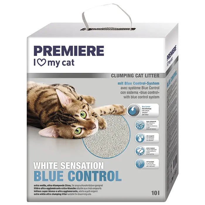 Kattegrus White Sensation Klumpende 10 l - Maxi Zoo Danmark