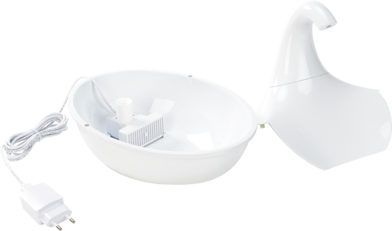 Drikkefontæne Wave 1,8 l hvid