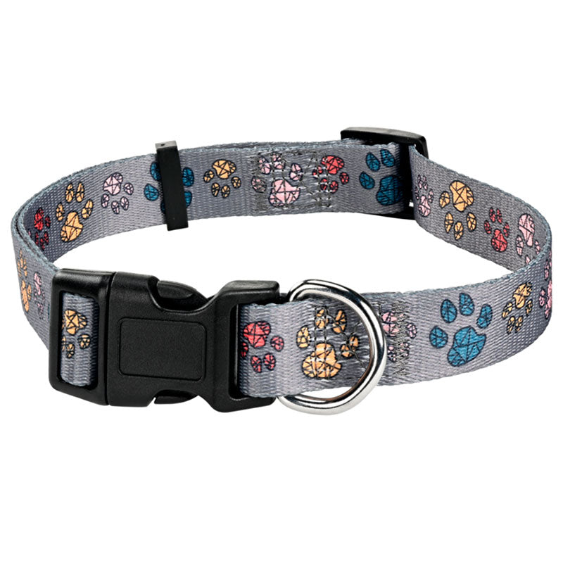 Halsbånd + line sæt mørkegrå - Maxi Zoo Danmark