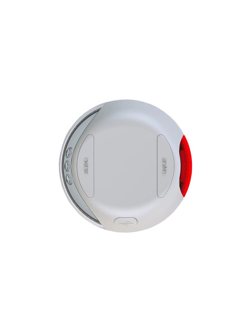 Vario LED lygte m/usb ø 7 cm grå