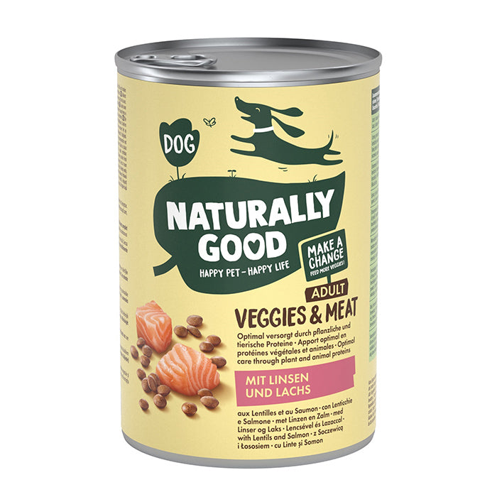 Adult linser og laks 400 g