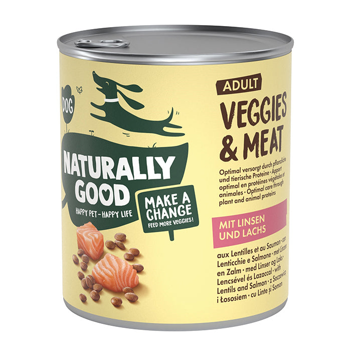 Adult linser og laks 800 g