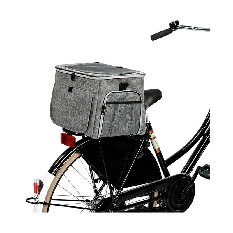 Cykelkurv 41x47x39 cm sort