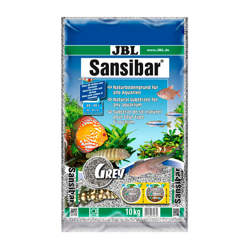 Sansibar Substrat 10 kg grå - Maxi Zoo Danmark
