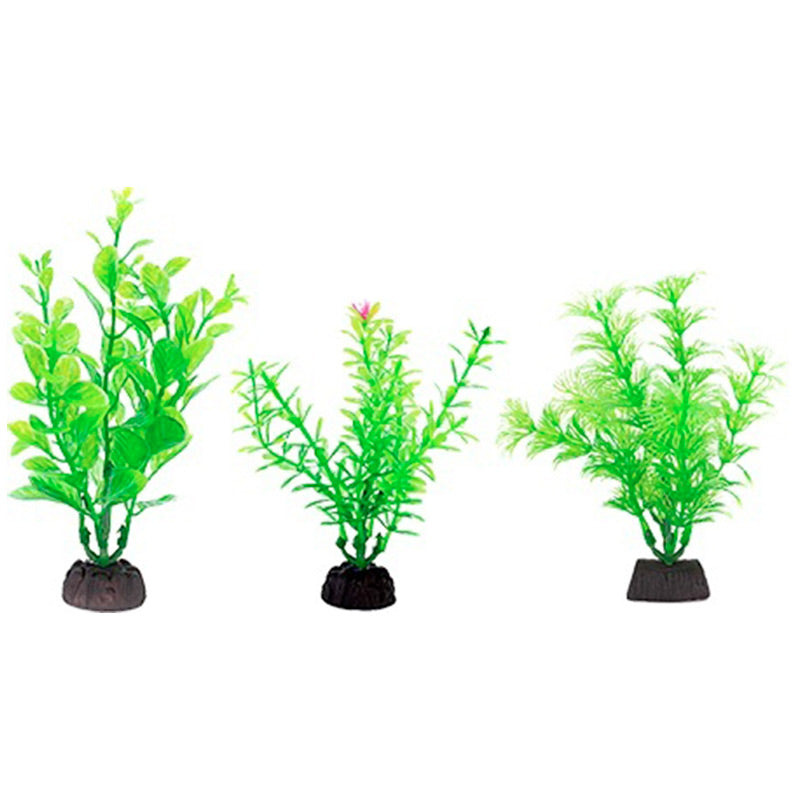Akvariedeko Plastikplanter 4 stk 2,79x19,05x19,3 cm