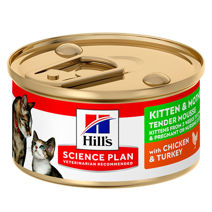 Kitten & Mother mousse kylling og kalkun 85 g