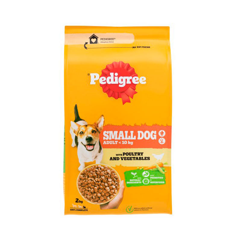 Adult Small fjerkræ & grøntsager 2 kg