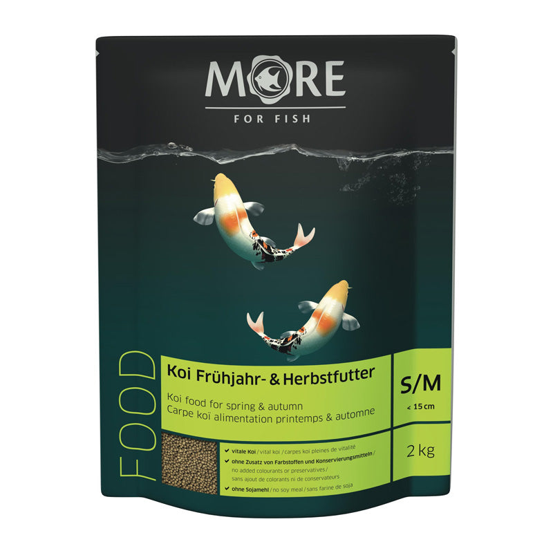 Havedamsfoder Koi forår/efterår S/M 2 mm 2 kg