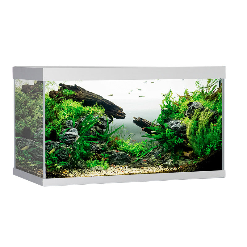 Akvarium ELEMENT 144 l 80x40x48 cm sølv