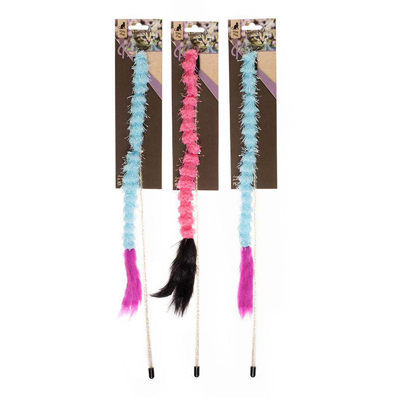 Drillepind m/ fjer 43 cm