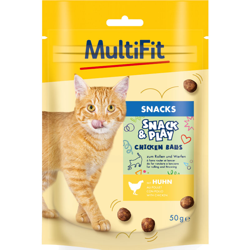 Snack & Play Balls kylling 50 g