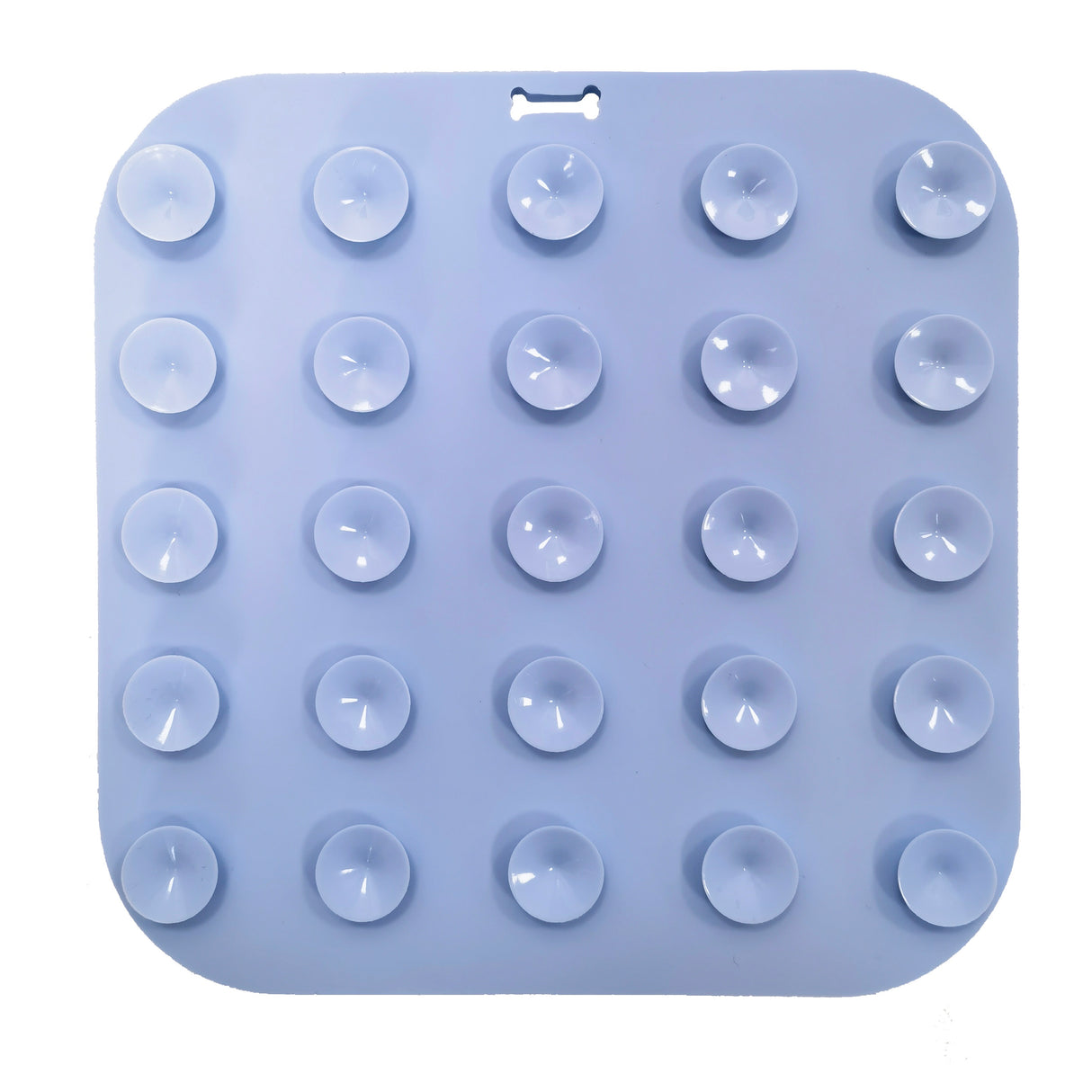 Slikkemåtte 20x20 cm lyseblå