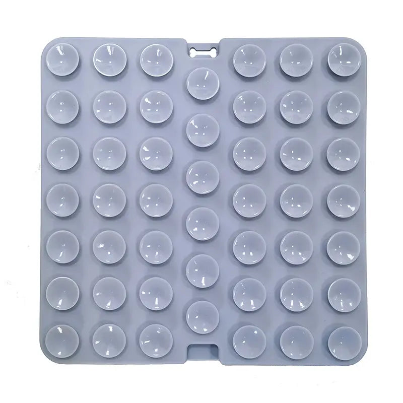 Slikkemåtte blomst 20x20 cm grå - Maxi Zoo Danmark