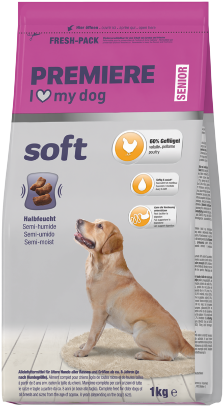 Senior Soft fjerkræ 1 kg