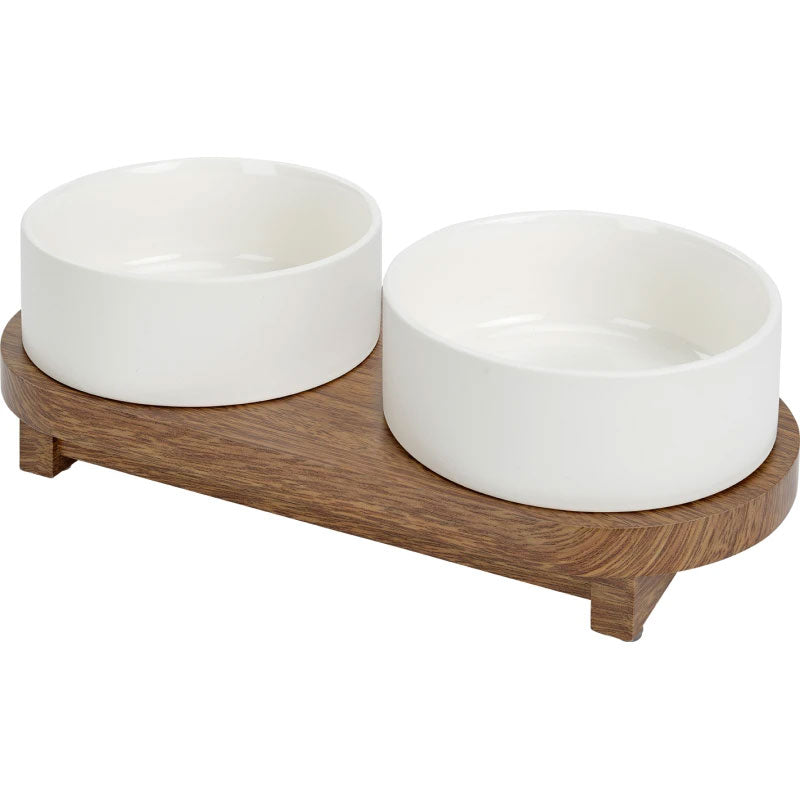 Skålstativ dobbelthvid - Maxi Zoo Danmark