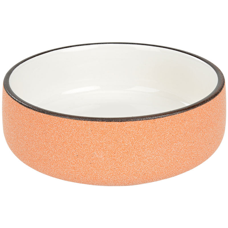 Keramikskål Crude 700 ml orange