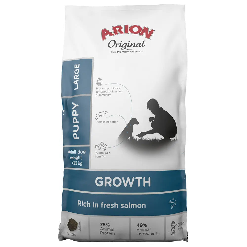 Junior Original Growth Large fisk 2 kg - Maxi Zoo Danmark