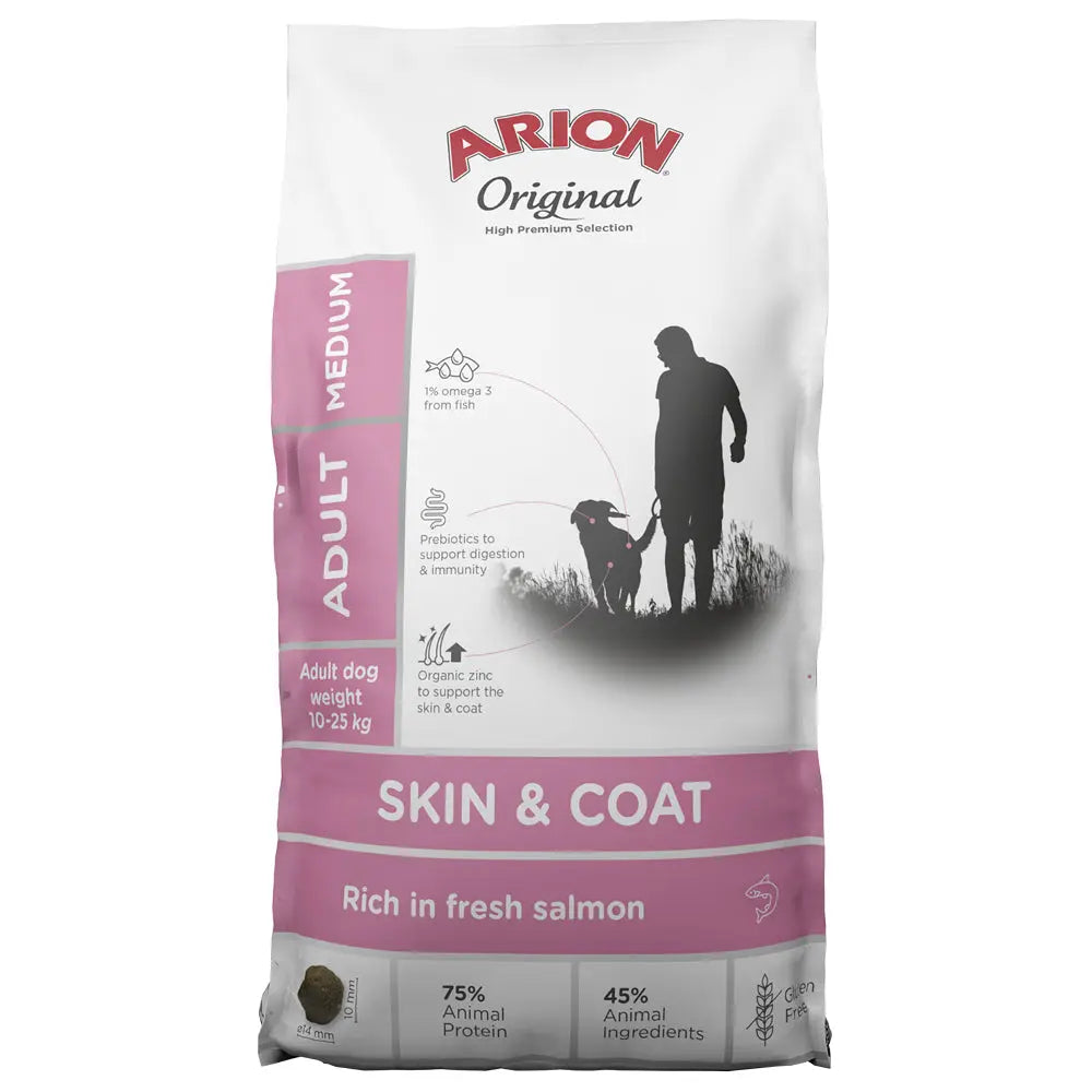 Adult Original Skin & Coat Medium fisk 2 kg - Maxi Zoo Danmark