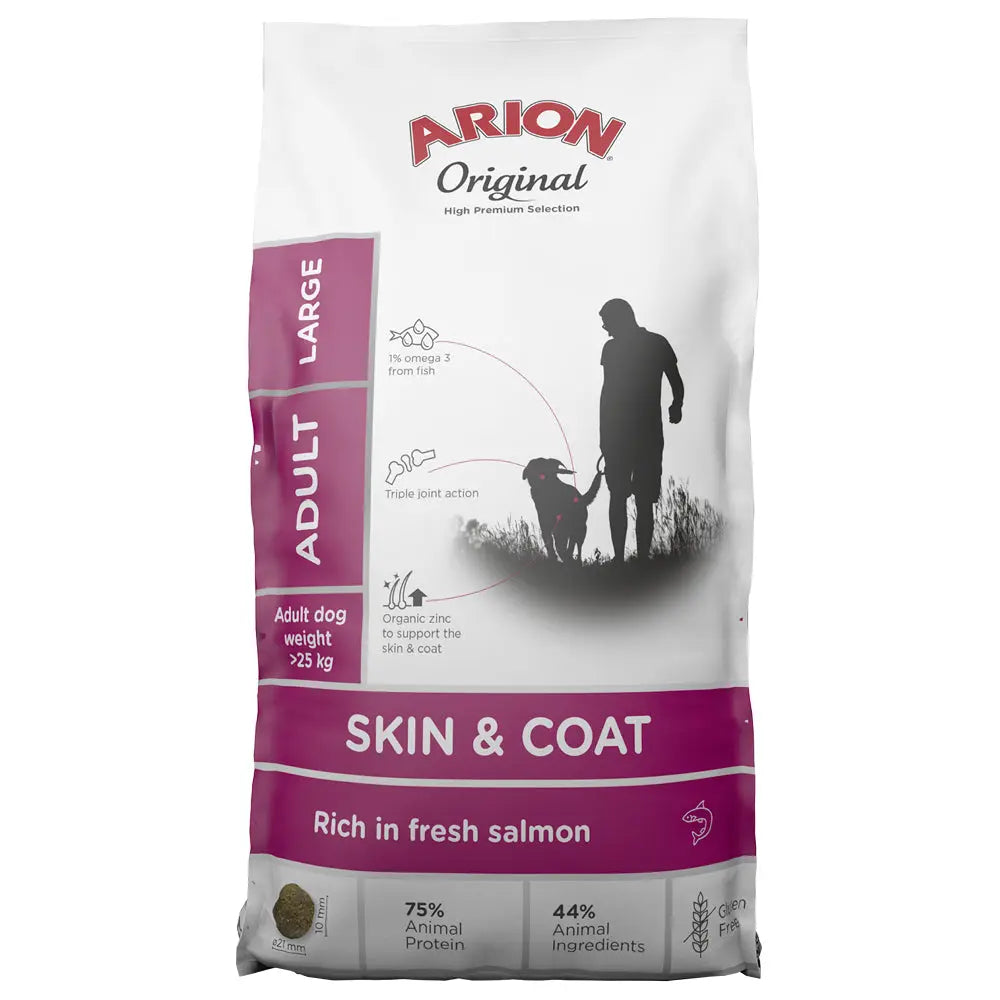 Adult Original Skin & Coat Large fisk 12 kg - Maxi Zoo Danmark